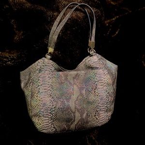 Brahmin Iridescent Moonstone Perfect Condition Leather Handbag